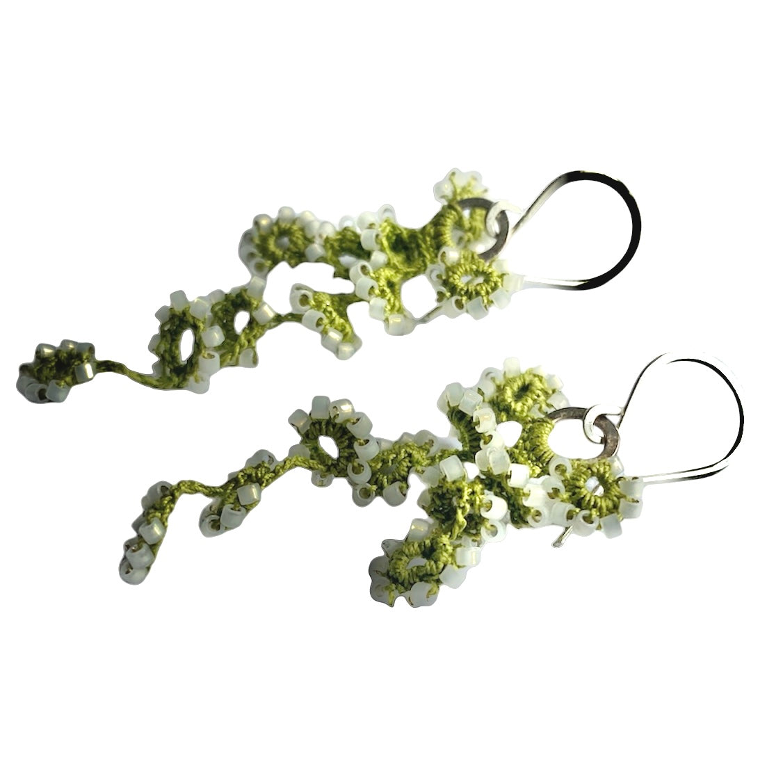 Flower Falls Crochet Earrings II