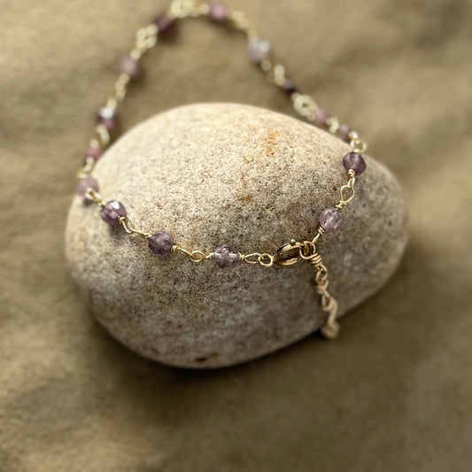 Lilac Spinel Bracelet