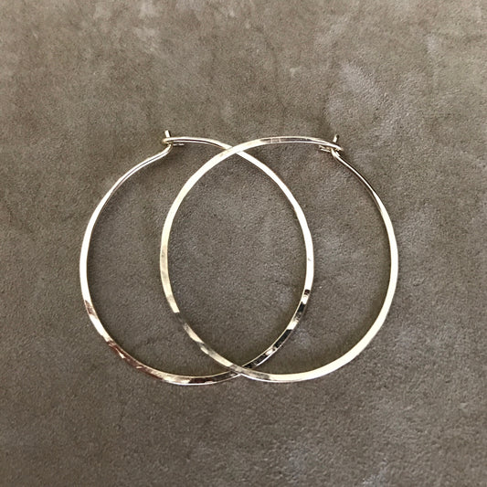 Textured Hoop Earrings