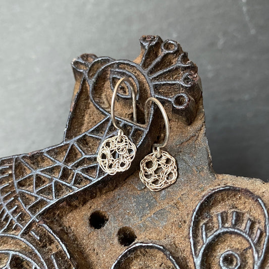 Tiny Crochet Earrings