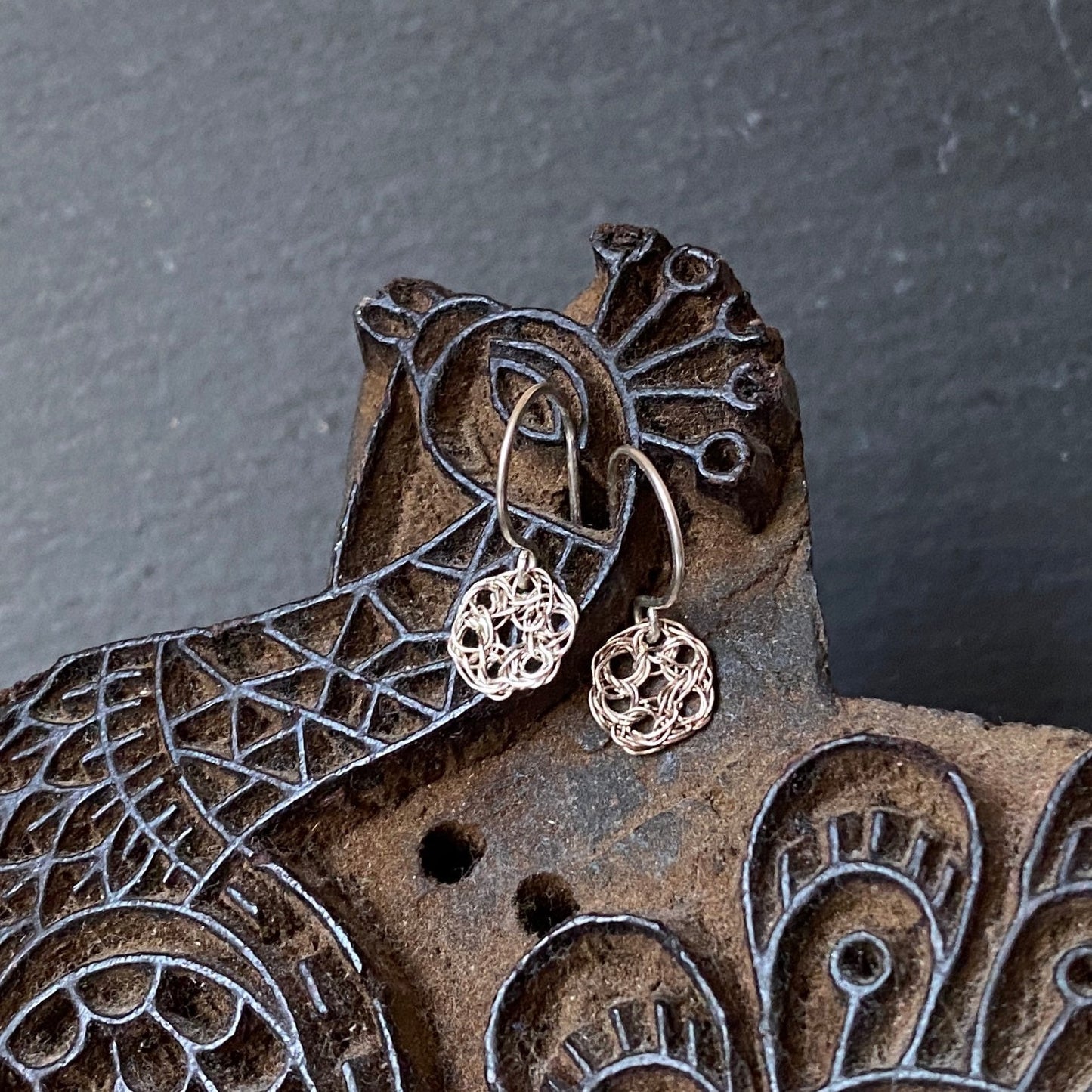 Tiny Crochet Earrings