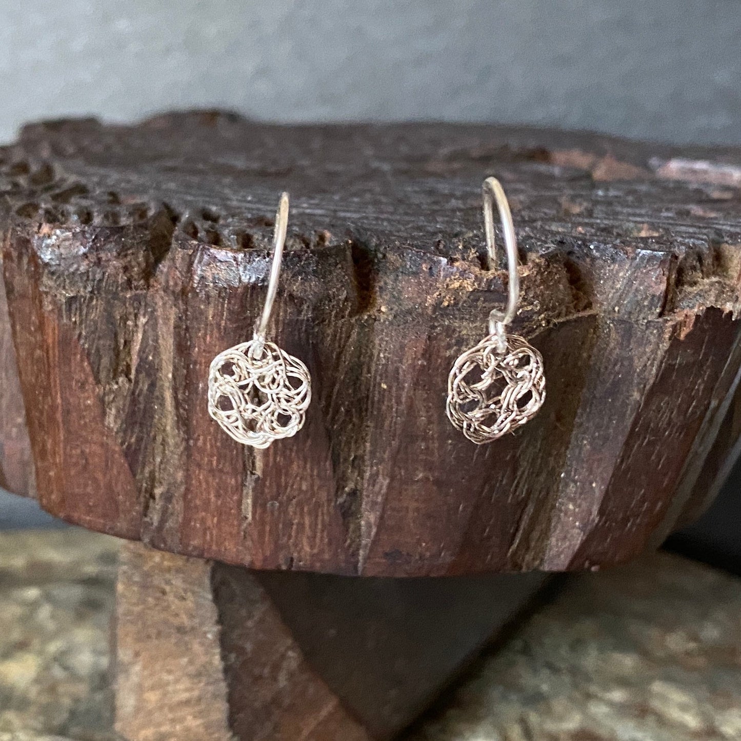 Tiny Crochet Earrings