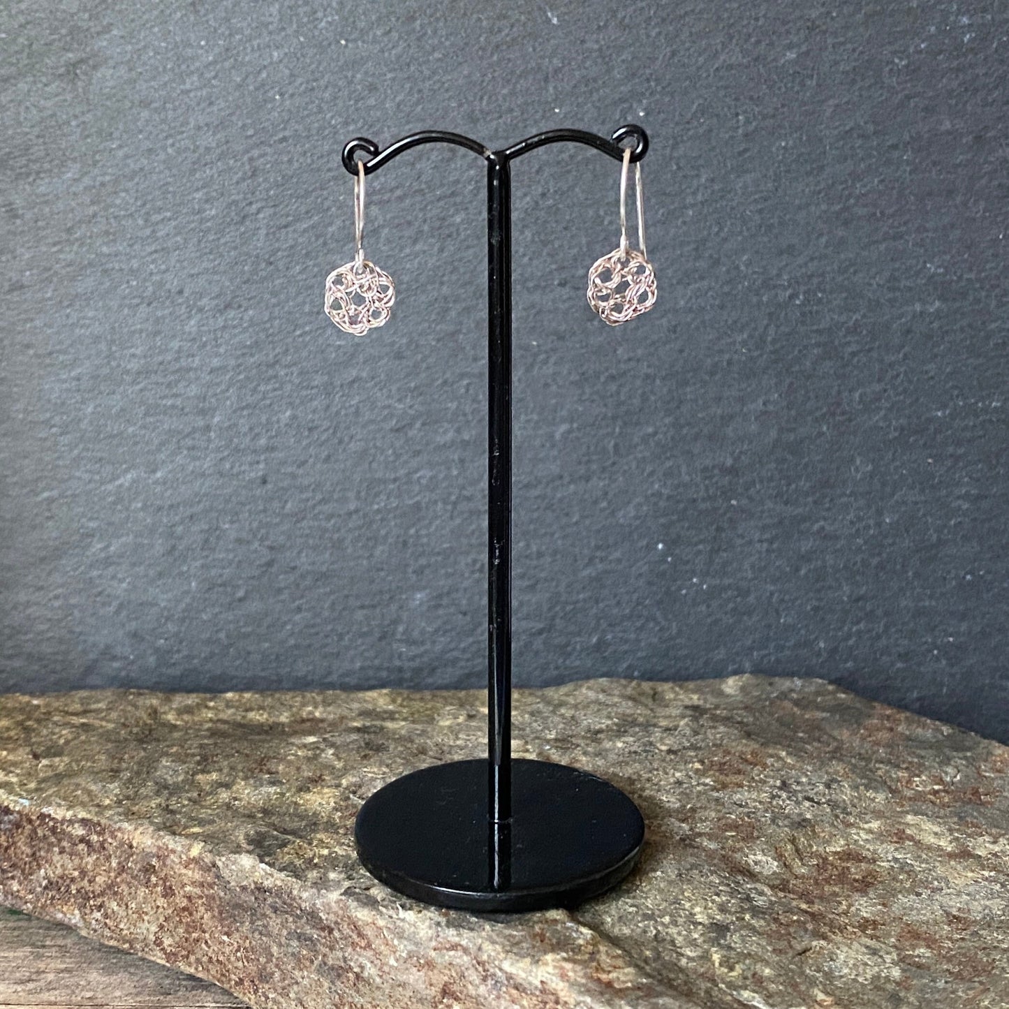 Tiny Crochet Earrings