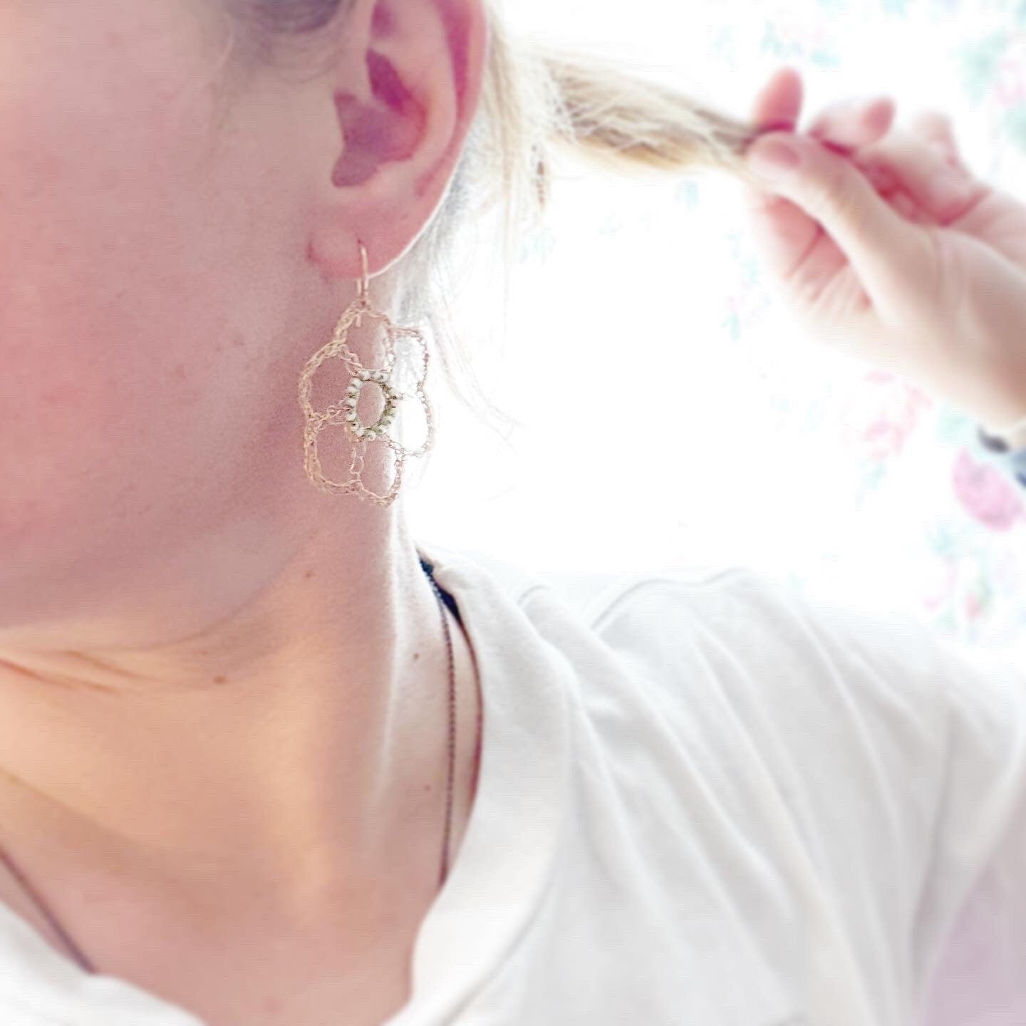 Large Flower Earrings