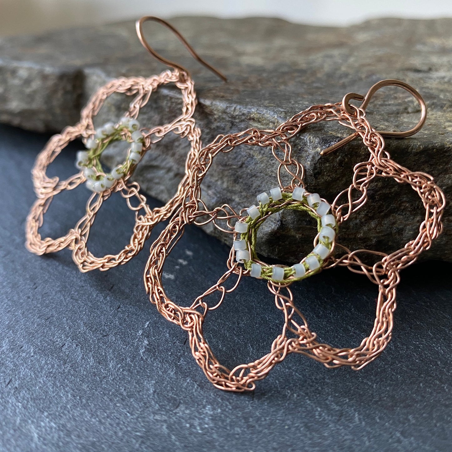 Large Flower Earrings