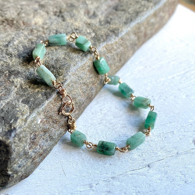 Emerald bracelet