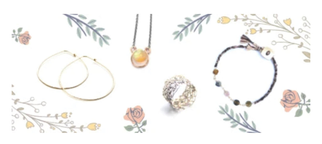 Crocheted Necklace with Peridot Beads