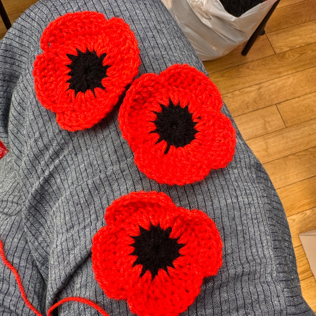 A Day of Making Together: Community Poppy Project at Craft Coop Windsor