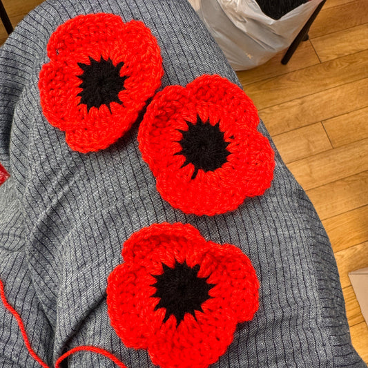 A Day of Making Together: Community Poppy Project at Craft Coop Windsor