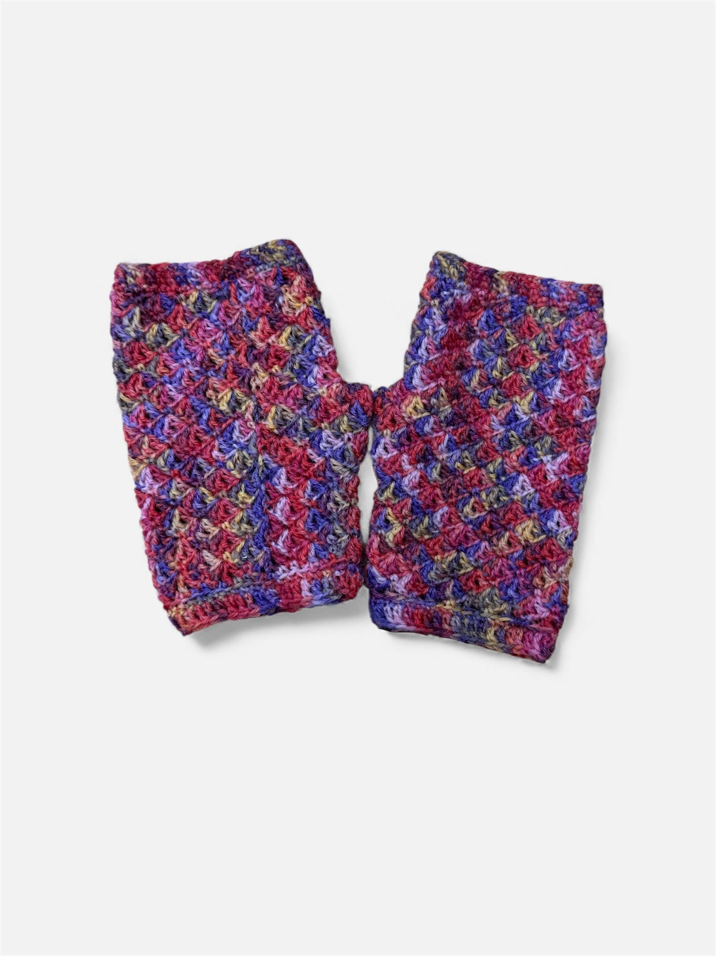Merino Crochet Wristwarmers