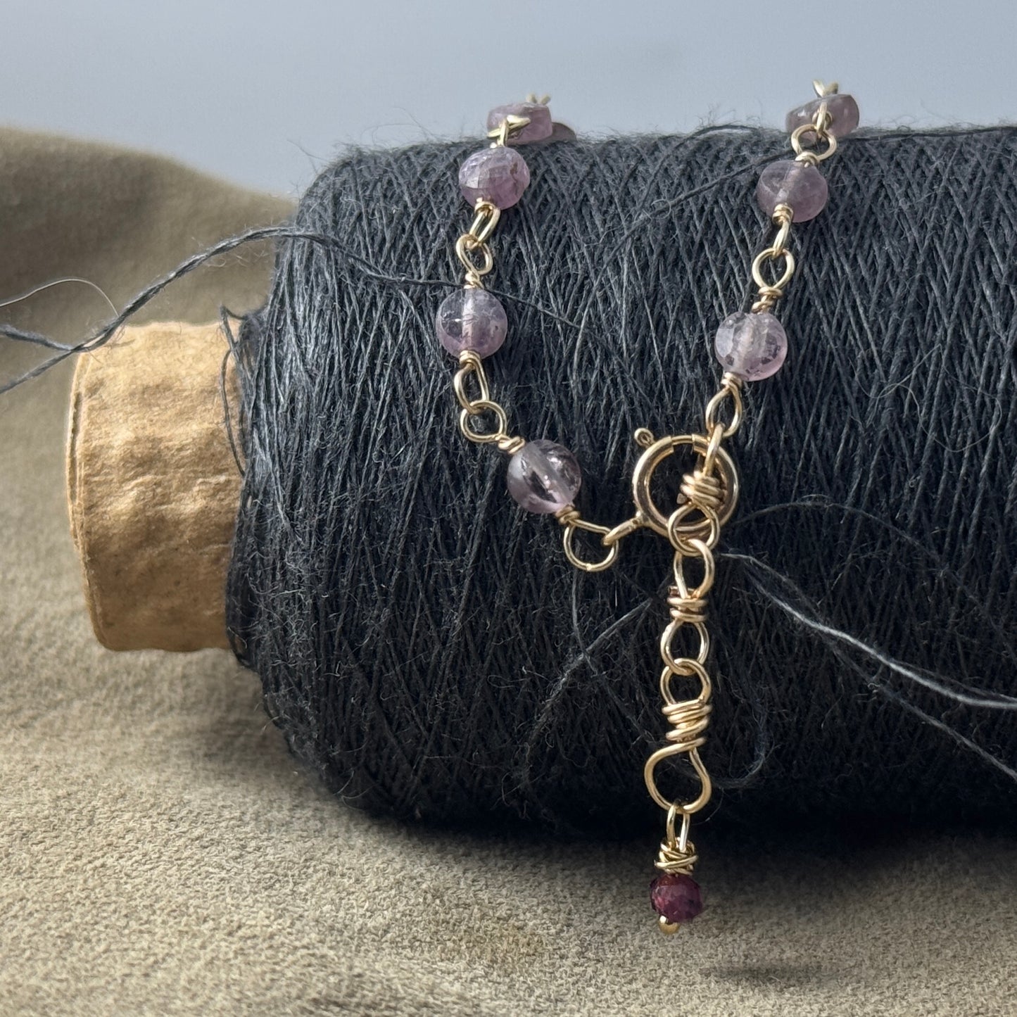 Lilac Spinel Bracelet