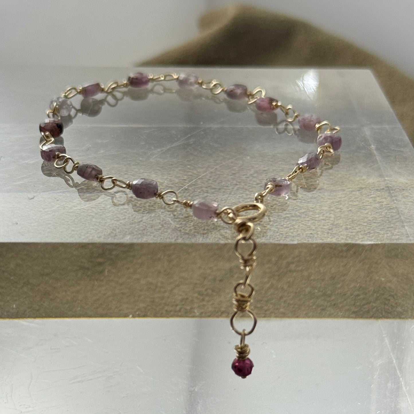 Lilac Spinel Bracelet