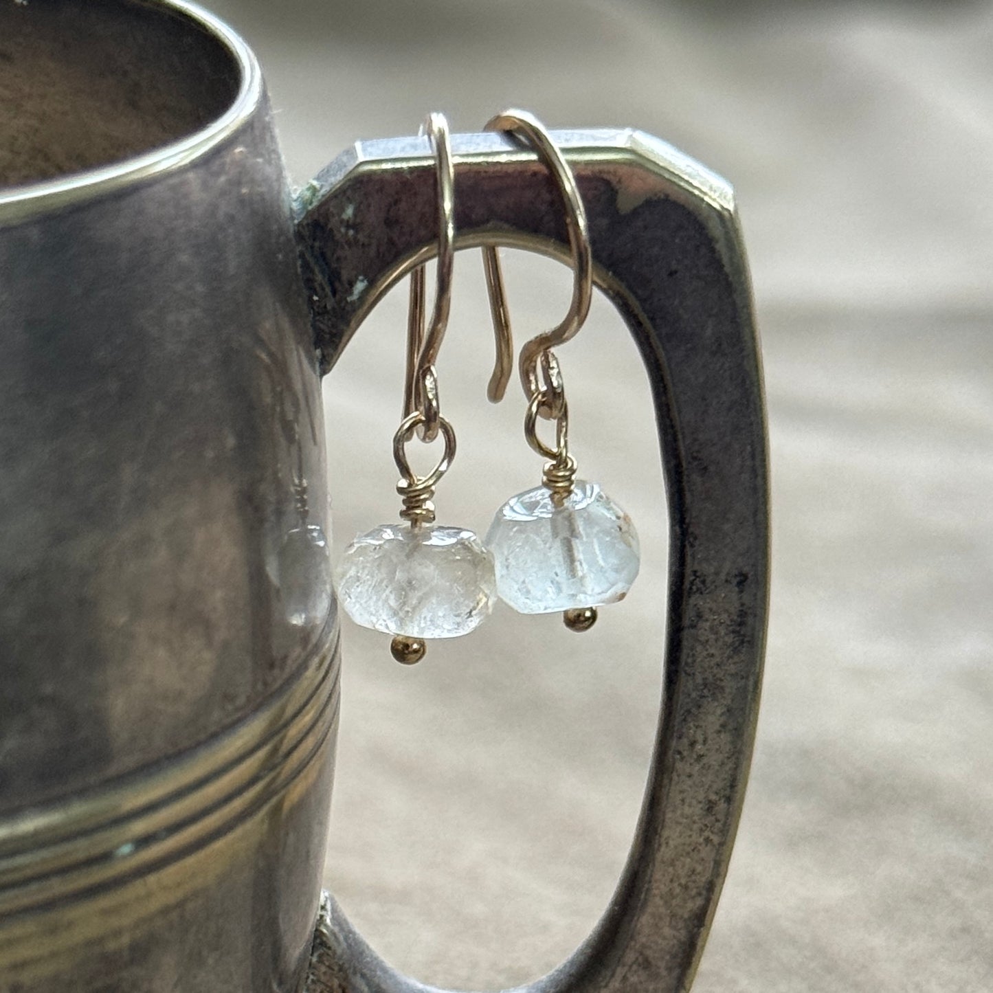 Golden Topaz Earrings