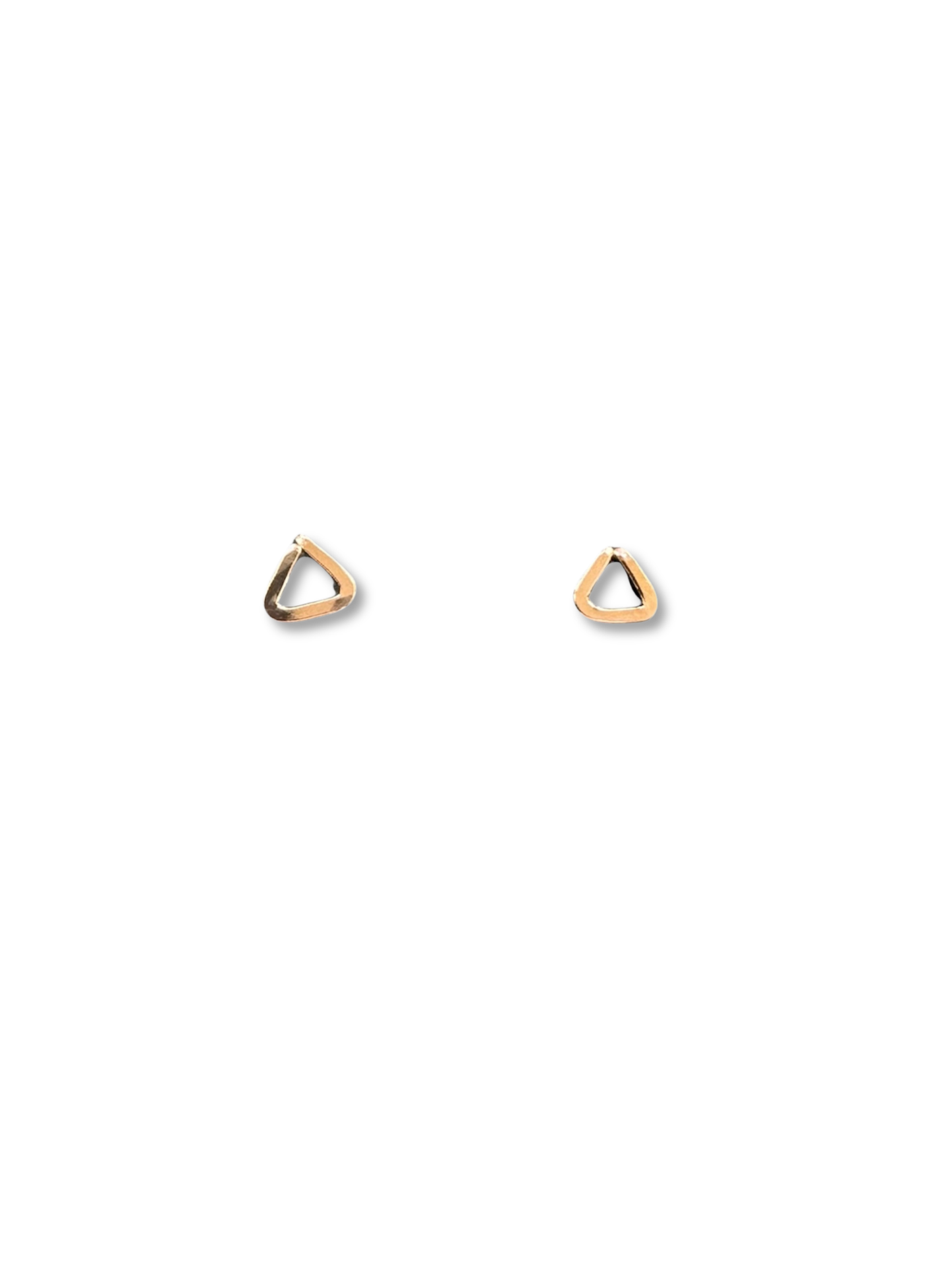 Gold Filled Triangle Stud Earrings